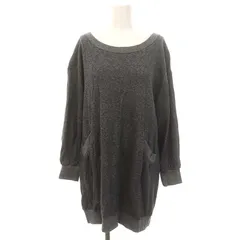 フランシュリッペ franche lippee チュニック カットソー レース 切替 長袖 M グレー ベージュ /DF ■OSのサムネイル
