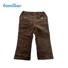 672◯ familiar コーデュロイ　パンツ　ボトムス　90