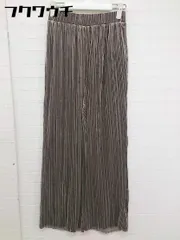 ◇ SENSE OF PLACE by URBAN RESEARCH ベロア ウエストゴム ワイド パンツ サイズFree ブラウン系 レディース  【1110080000285】