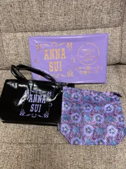 ANNA SUI アナスイ  レザー調トート&巾着ポーチ 2点セット　未使用
