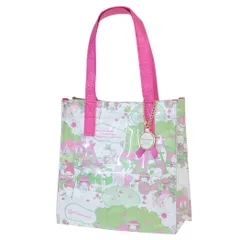 サンリオキャラクターズ トートバッグ プリントトートバッグ ラッピングマゼンタ サンリオ 丸眞 手提げかばん かわいい キャラクター グッズ