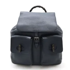 グッチ バンブー レザー バンブー バックパック 387097 GUCCI グッチ バンブー 387097 ブラック レザー リュック バック
