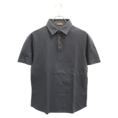 Loro Piana (ロロピアーナ) レギュラー フィット 半袖 ポロシャツ MAC3358 ネイビーのサムネイル