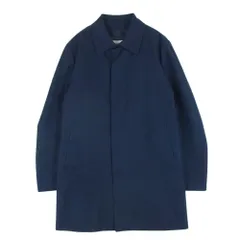 EDIFICE エディフィス 15-020-320-0010-3-0 ライナー付き ウール混 ステンカラー コート 中国製 ネイビー系 46【中古】のサムネイル