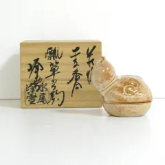 高級和食器 萩焼 名工 水尾峰雪 鶴向付 5客 共箱 高級和食器 萩焼 名工 水尾峰雪 鶴向付 5客 共箱 工芸品