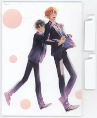 【中古】アクリルスタンド・アクリルパネル 佐々木秀鳴＆宮野由美 A5アクリルボード 「佐々木と宮野 コンプリートガイド -卒業編-」 とらのあな有償特典