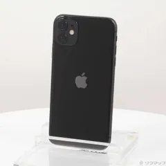 〔中古品〕 iPhone11 64GB ブラック MWLT2J／A SoftBank【348】