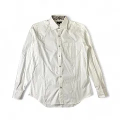 Paul Smith COLLECTION ポールスミスコレクション ストライプ コットンドレスシャツ 花柄裏地 SIZE：L