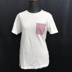 GARAGE【ガレージ】半袖ポケットＴシャツ【レディースM/白/white】ピマコットン/Tops◆BJ086-e