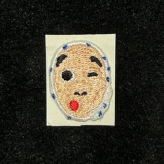 ★刺繍シール／ステッカー　ワッペン★　ひょっとこ　小サイズ