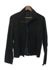 ZUCCA ズッカ 14AW コットンシルクボール留め ハイネックジャケット ブラック Mのサムネイル