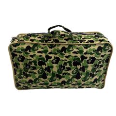 A BATHING APE Early ABC Camo Green Travel Bag - Travel Bag, Green Camo, Men's Bag, Other, Khaki, 101bag-179