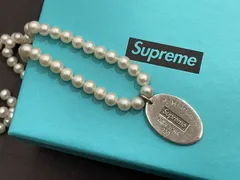 2024年最新】Supreme Tiffany Oval Tag Pearl Necklaceの人気アイテム ...