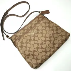 【2025年2月購入 未使用】COACH コーチ バッグ アウトレット ショルダーバッグ シグネチャー ブラウン レディース  F29210（SNA）225040708005KN