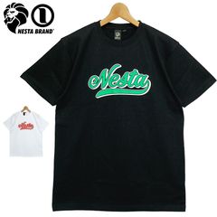 【カラー・サイズ選択可】ネスタブランド メンズ カレッジロゴ 半袖Tシャツ 吸汗速乾 222NB1044 新品【NESTA BRAND正規販売店】