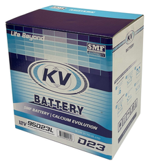 高性能ﾊﾞｯﾃﾘｰ KV95D23L  【充電制御車対応】【55D23L 60D23L 65D23L 70D23L 75D23L 80D23L】