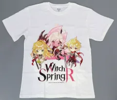 【中古】Tシャツ [単品] 集合 オリジナルTシャツ ホワイト フリーサイズ 「PS5/Switchソフト 魔女の泉R Amazon.co.jp限定セット」 同梱特典