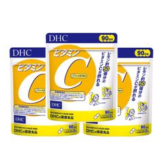 【3袋セット】DHC サプリメント ビタミンC ハードカプセル 徳用90日分×3個 ディーエイチシー 栄養機能食品