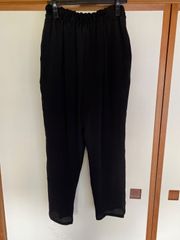 着物リメイクテーパードパンツ