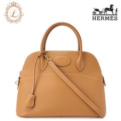HERMES エルメス ボリード31 ハンドバッグ ショルダーバッグ フィヨルド ナチュラル Natural（ゴールド金具）レディースバッグ　ブランド【中古】【送料無料】