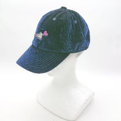 ◇ ⊇ CONVERSE コンバース コーデュロイ キャップ 帽子 野球帽 ネイビー サイズ56-58 レディース E 【1503050007092】