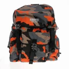 ディースクエアード DSQUARED2 22AW CERESIO 9 CAMO BACKPACK カモフラ ...