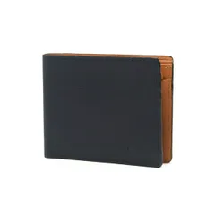 コムサメン 二つ折り財布 COMME CA MEN Base バーズ 札入 財布 レザーウォレット 小銭入れあり シンプル スリム 軽い 牛革 本革 WCM5711 ネイビー(86)のサムネイル