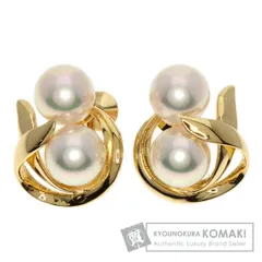 MIKIMOTO ミキモト パール 真珠 イヤリング K18YG レディース [中古  