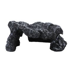 feedbase 爬虫類 レプタイル ロック シェルター ケイブ 10×20×10cm 隠れ家 休憩 バスキングスポット テラリウム アクアリウム 水槽 オブジェ 装飾 オーナメント 両生類 昆虫 小動物 NS-16