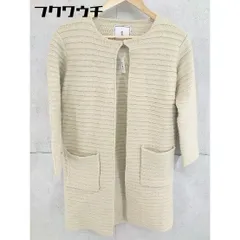 ■ ROPE PICNIC ロペピクニック 長袖 ニット カーディガン サイズ38 アイボリー レディース 【中古】 【1102160007024】