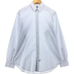 古着 ラルフローレン Ralph Lauren POLO by Ralph Lauren 長袖 ストライプシャツ メンズM相当/eaa536450