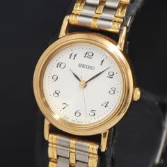 SEIKO SPIRIT ホワイト べっ甲風 クォーツ レディース腕時計 281 | Mercari