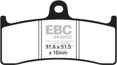 EBCブレーキ USA製 ダブルHシリーズ シンタリング ブレーキパッド フロント左側用 | FA249HH