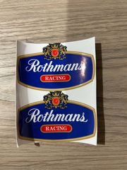 ★アウトレット★新品 MotoGP NSR ロスマンズ Rothmans RACING 8 x 5 cm レーシング ステッカー シール デカール アクセサリー