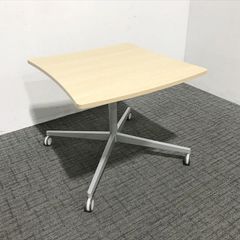 カフェテーブル 完成品 アプションフリー2 カイトタイプ キャスター付 オカムラ ネオウッドライト