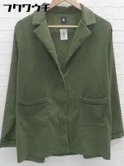◇ merlot メルロー 長袖 テーラード ジャケット カーキ レディース 【中古】 【1103080008825】のサムネイル