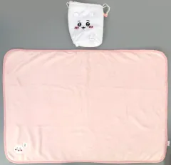 【中古】抱き枕カバー・シーツ・ブランケット ふわふわちいかわ マスコット巾着付きブランケット 「ちいかわ なんか小さくてかわいいやつ」