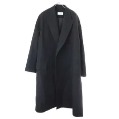 THE RERACS ザ リラクス 【SAMPLE】24AW THE DOUBLE PEAKED LOOSE CHESTER COAT ダブルピークドルーズチェスターコート  ブラック 48のサムネイル