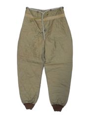 チェコ軍 VZ85 キルト ライナーパンツ OD 33in W~84-L76cm 中古良/画像現品