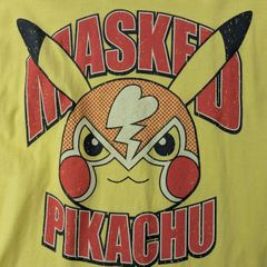 #ポケモン　#ポケットモンスター　#ピカチュー　#マスクドピカチュー　#黄色　#サイズXL　#キャラクター