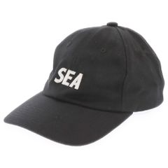 WIND AND SEA (ウィンダンシー) 23AW SEA CAP シー キャップ シックスパネル 帽子 ブラック WDS-0-ESSC-24-Q3-AC-01