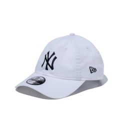 NEW ERA 9TWENTY ニューヨーク・ヤンキース ウォッシュドコットン ホワイト × ブラック