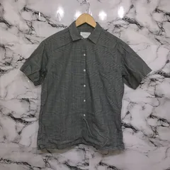 美品<!-利用不可文字-!>　アーバンリサーチドアーズ　URBAN RESEARCH DOORS 半袖シャツ　メンズ　【38】　グレー　チェック　シンプル　定番　オシャレ　かっこいい　春　夏