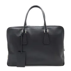 PRADA プラダ SAFFIANO トライアングルロゴ ブリーフケース ビジネスバッグ サフィアーノ レザー NERO ブラック 黒 VS0088