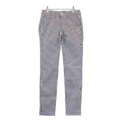 サイズ：1 PEARLY GATES パーリーゲイツ  ロングパンツ ストライプ柄 ネイビー系 [240101444222] ゴルフウェア レディース ストスト