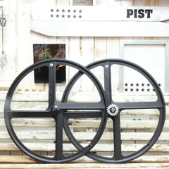 【新品】FUN 4本バトン マグネシウム ブラック ピストバイク 自転車 パーツ