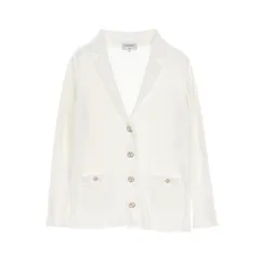 シャネル CHANEL カーディガン ココマークボタン P63091K48814 コットン カーディガン レディース Used A
