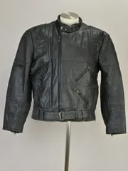 ハーレーダビッドソン Harley-Davidson×ハインゲリック ライダース ジャケット 2000's 48サイズ 黒 メンズ u_s h_d F-NEW236のサムネイル