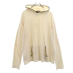 ポロラルフローレン 長袖 パーカー XL ホワイト POLO RALPH LAUREN プルオーバー メンズ 古着 【231126】