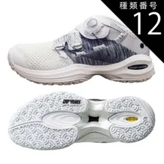 種類12:ホワイト(011)/27.5cm ヨネックス(YONEX) 2024 ユニセックス パワークッションコンフォート ワイド ダイヤル5 GC オムニクレーコート用テニスシューズ SHTCWD5G-011 ホワイト(050049899)